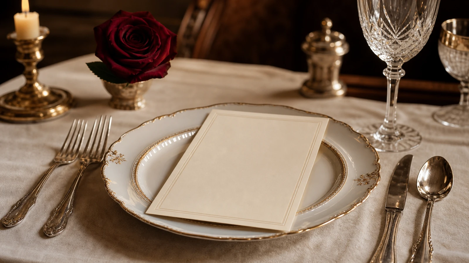 Table gastronomique dressée, culture et art de vivre à la française